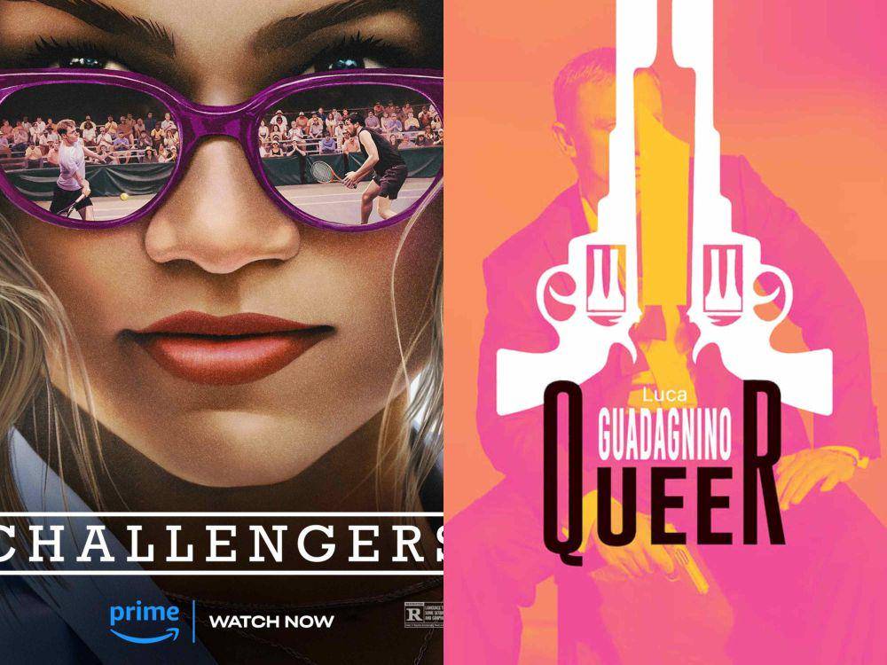 poster film The Challengers dan Queer (dok. Prime Video/Challengers | dok. MUBI/Queer)