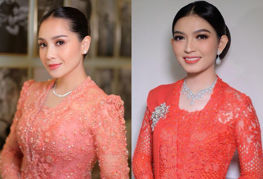 7 Adu Gaya Nagita Slavina Vs. Selvi Ananda di Pelantikan Suami