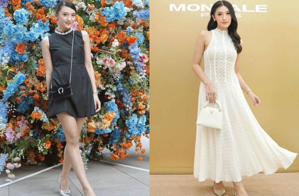 7 Ragam Koleksi Sleeveless Dress ala Anissa Aziza, So Classy!