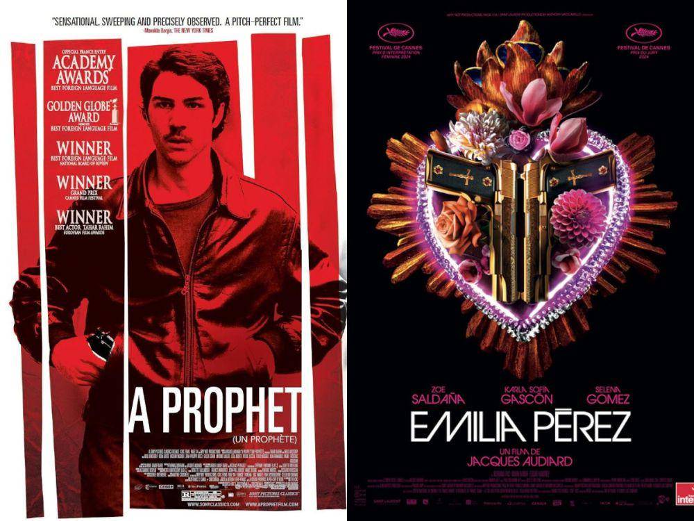 poster film A Prophet dan Emilia Perez (dok. Celluloid Dreams/A Prophet | dok. Netflix/Emilia Perez)