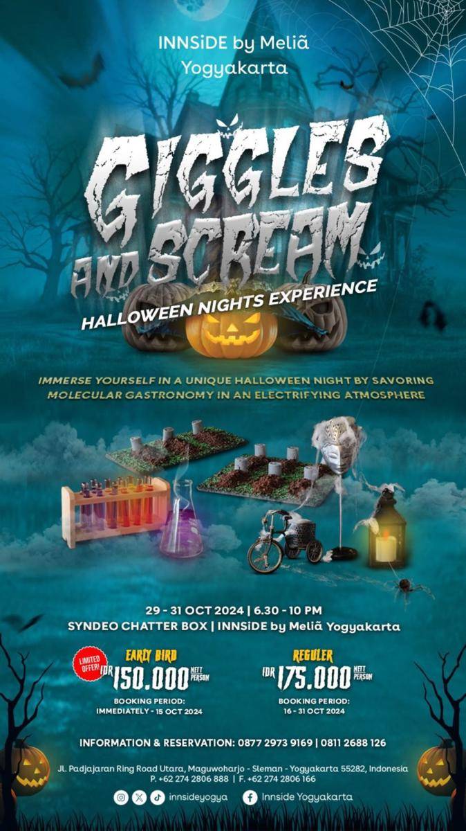 Brosur Halloween Night di Hotel Innside Yogyakarta (instagram/innsideyogyakarta)
