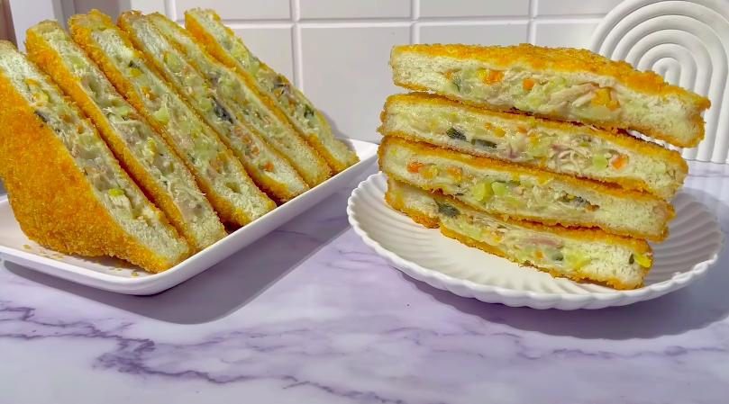 Resep Roti Tawar Isi Ragout Ayam untuk Ide Bekal Gugah Selera