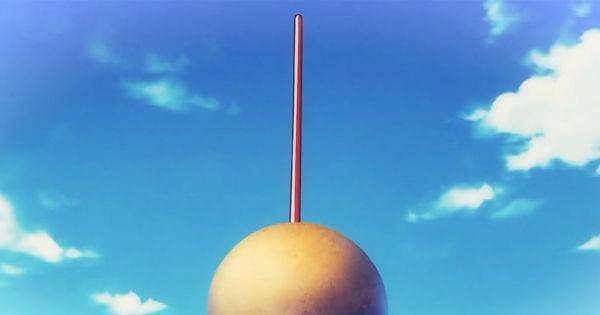 Tongkat Nyoibo di puncak menara Korin( Dok. Toei / Dragon Ball Daima )