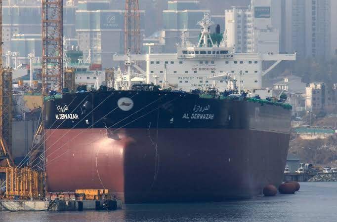 Kapal super tanker MT Al Derwazah (Istimewa)