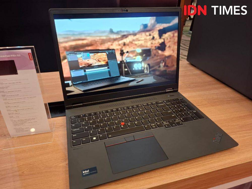 ThinkPad P16v Gen 2 (IDN Times/Fatkhur Rozi)