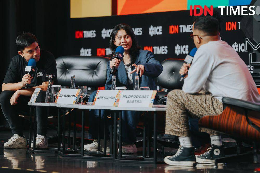 Arie Kriting dan Sintya Marisca di IMGS 2024. (Dok. IDN)