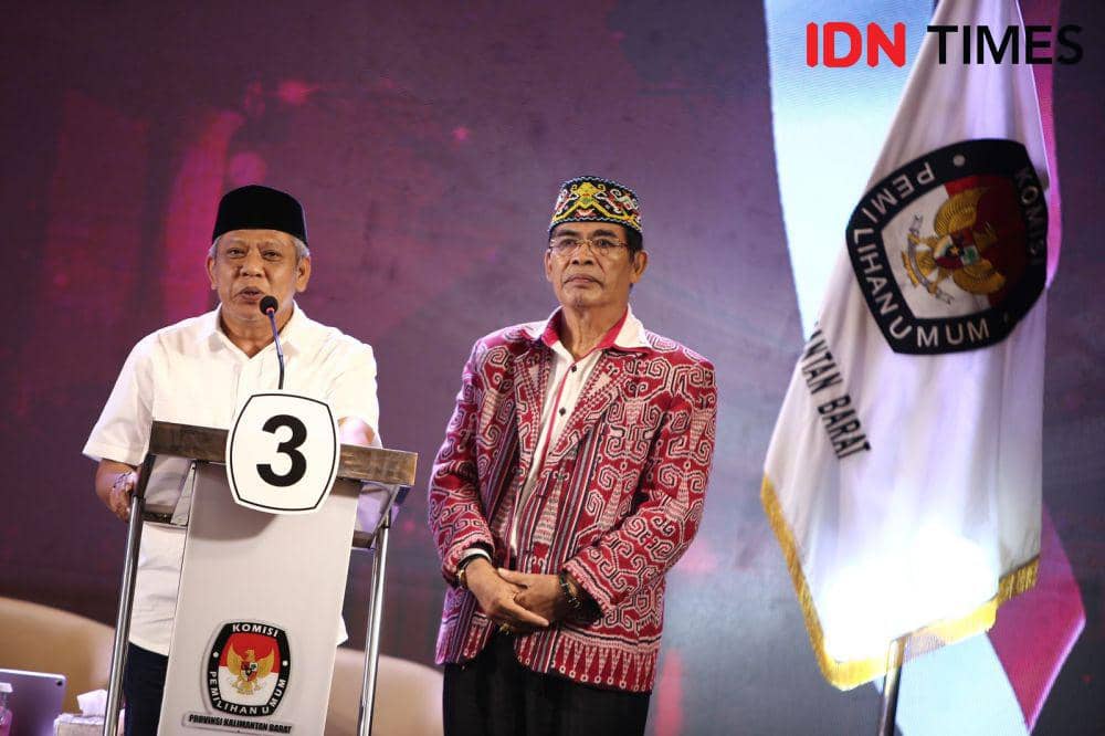 Paslon nomor urut 3, Muda-Jakius. (IDN Times/KPU Kalbar).