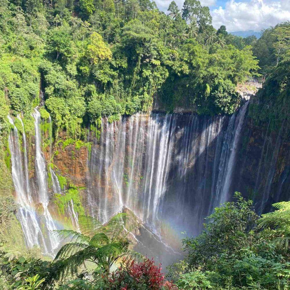 Keindahan Air Terjun Tumpak Sewu. (dok.pribadi/Dian Afrilla)