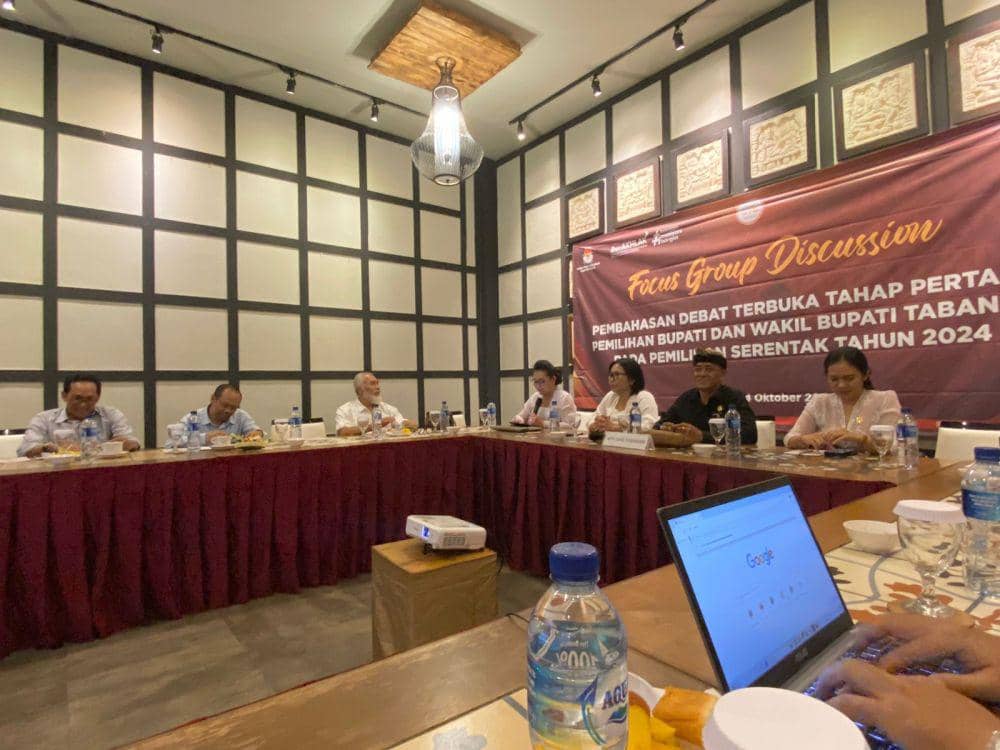KPU Tabanan menggelar pembahasan pelaksanaan debat terbuka (Dok.IDNTimes/Istimewa)