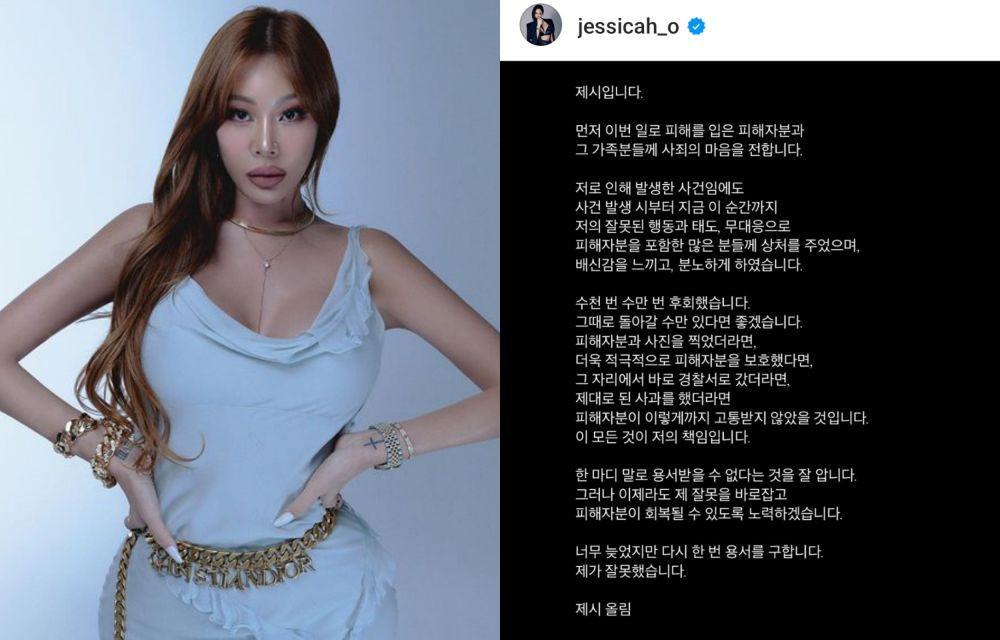 Jessi Tulis Permintaan Maaf Lagi untuk Korban Penyerangan