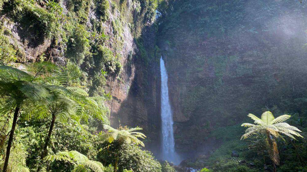 Keindahan Air Terjun Kapas Biru. (dok.pribadi/Dian Afrilla)