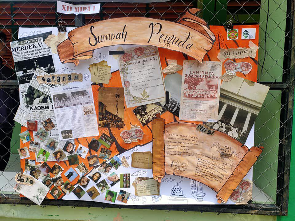 7 Contoh Desain Mading Sumpah Pemuda, Unik dan Kreatif!