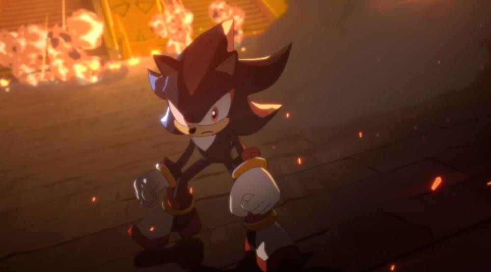cuplikan anime karya SEGA yang berfokus kepada Shadow (dok. SEGA/Sonic X Generations: Dark Beginnings)