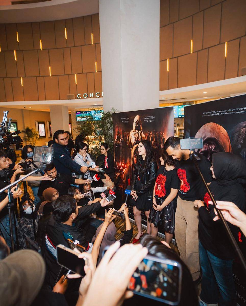 potret Febby Rastanty di press conference film Wanita Ahli Neraka (instagram.com/febbyrastanty)