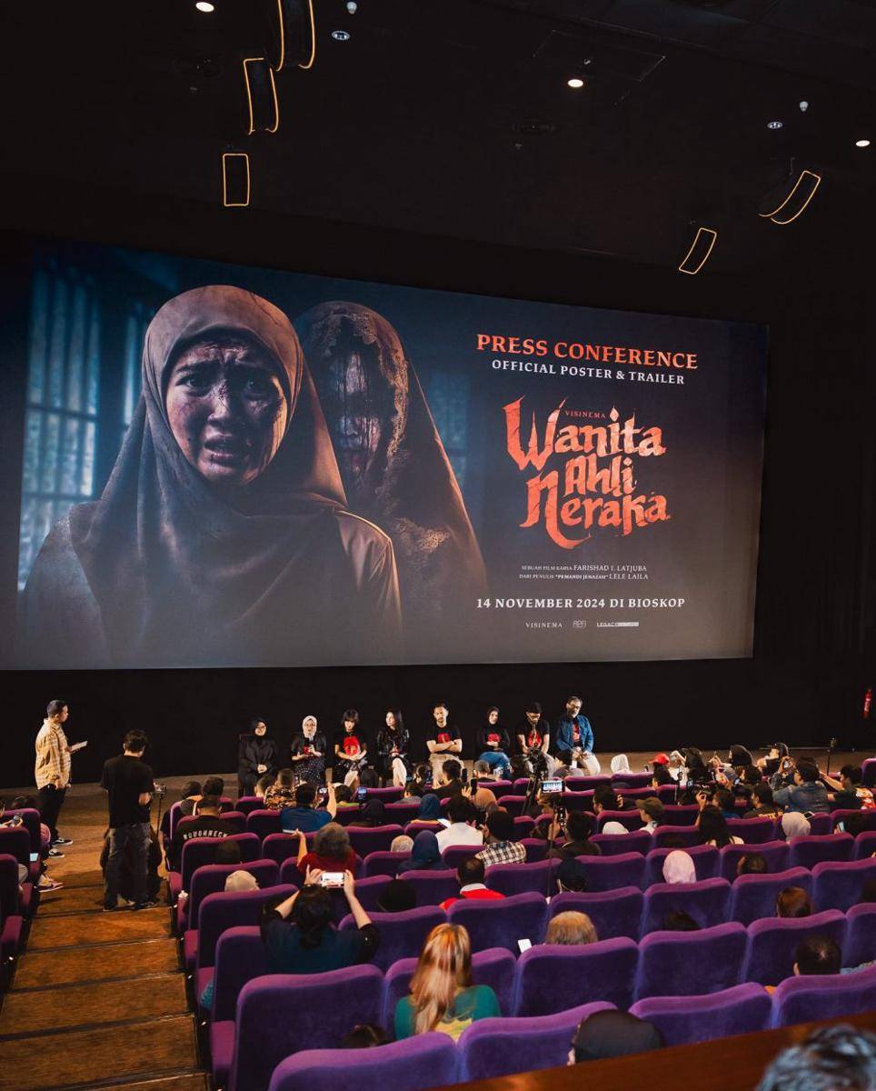 potret Febby Rastanty di press conference film Wanita Ahli Neraka (instagram.com/febbyrastanty)