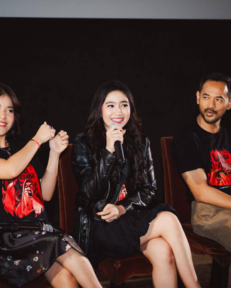 potret Febby Rastanty di press conference film Wanita Ahli Neraka (instagram.com/febbyrastanty)