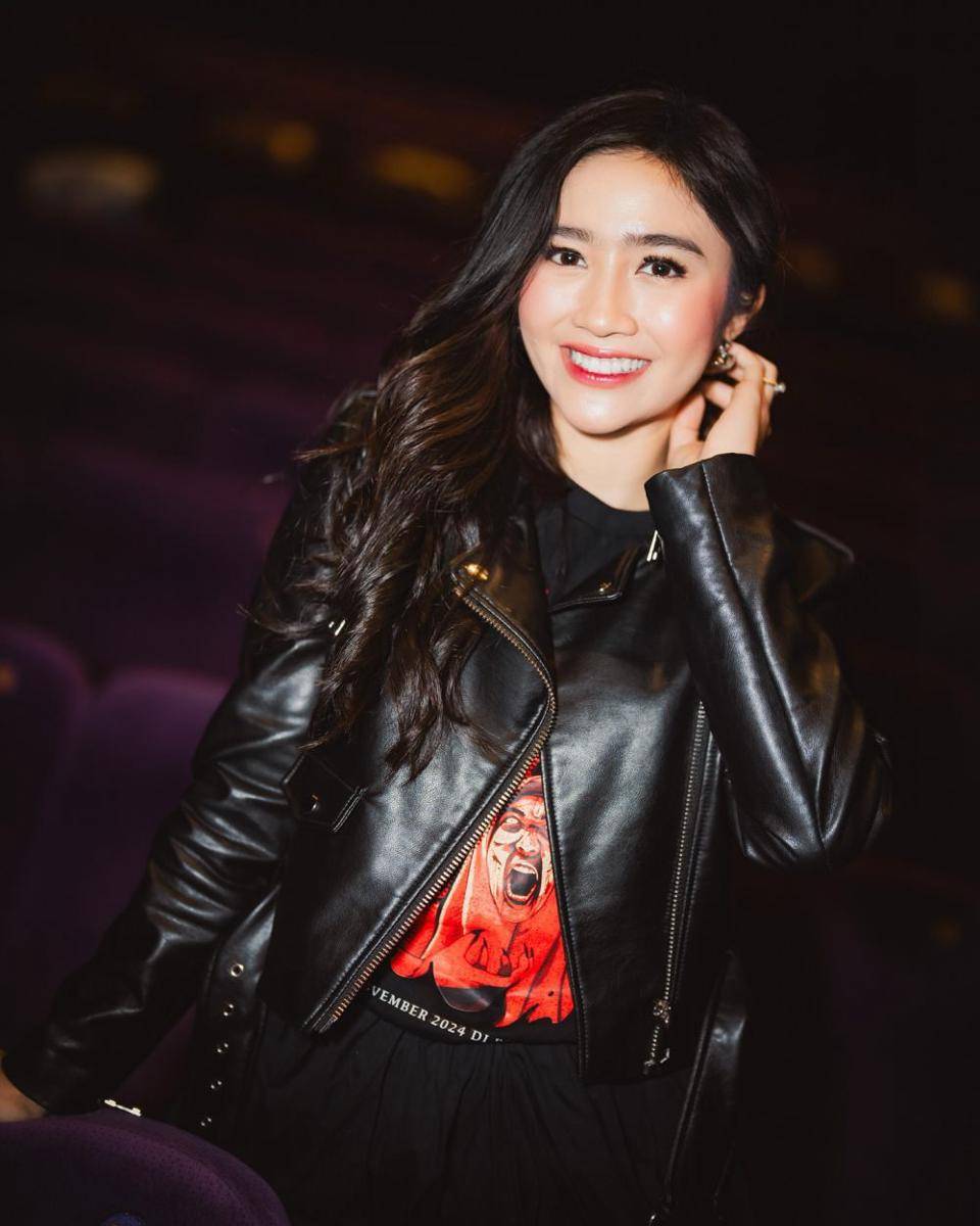 potret Febby Rastanty di press conference film Wanita Ahli Neraka (instagram.com/febbyrastanty)