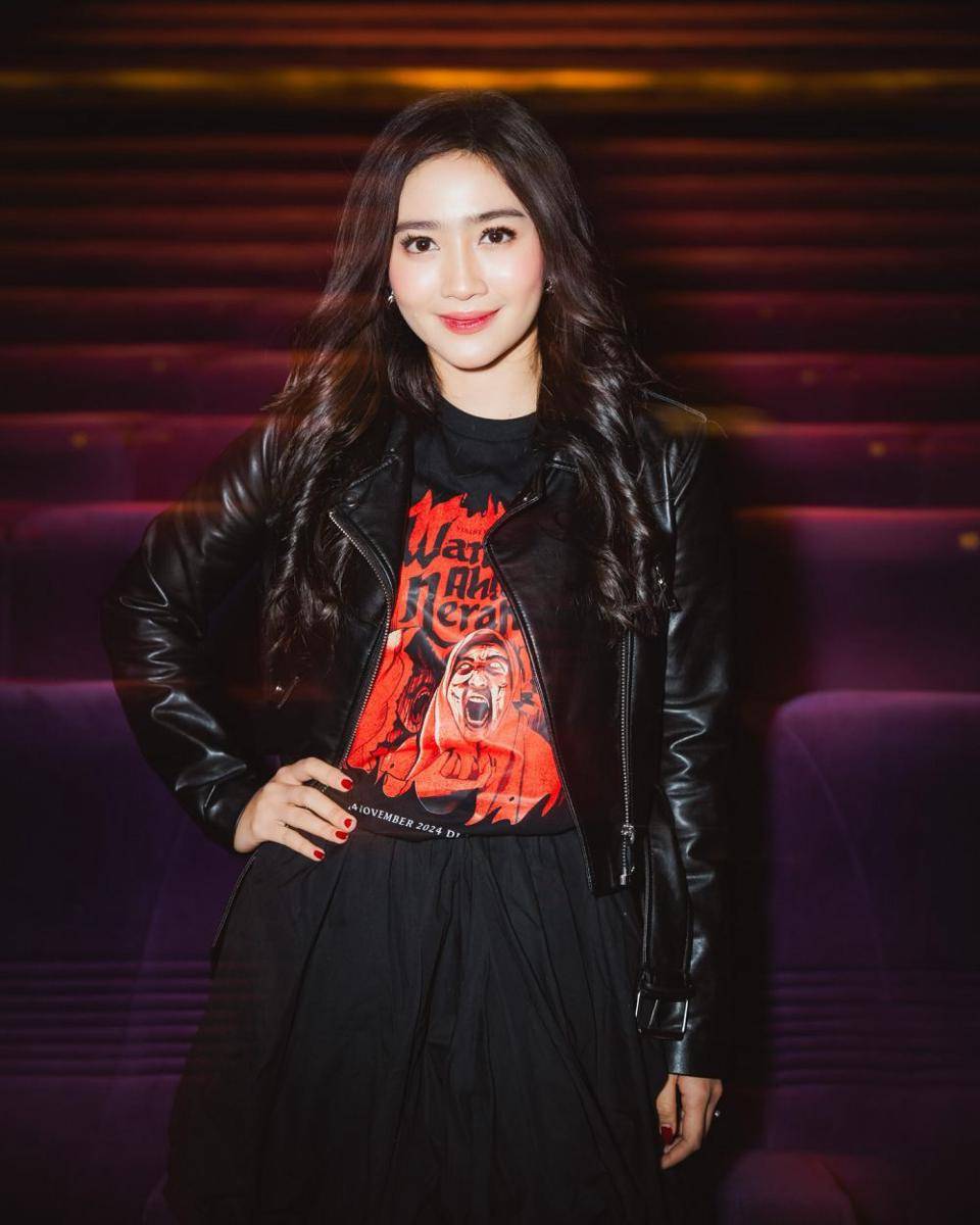 potret Febby Rastanty di press conference film Wanita Ahli Neraka (instagram.com/febbyrastanty)