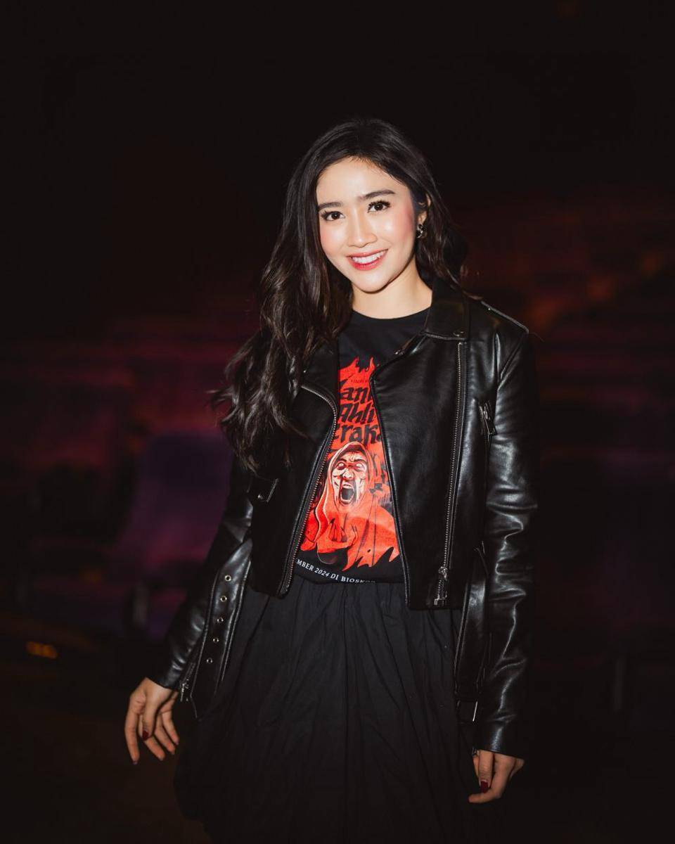 potret Febby Rastanty di press conference film Wanita Ahli Neraka (instagram.com/febbyrastanty)