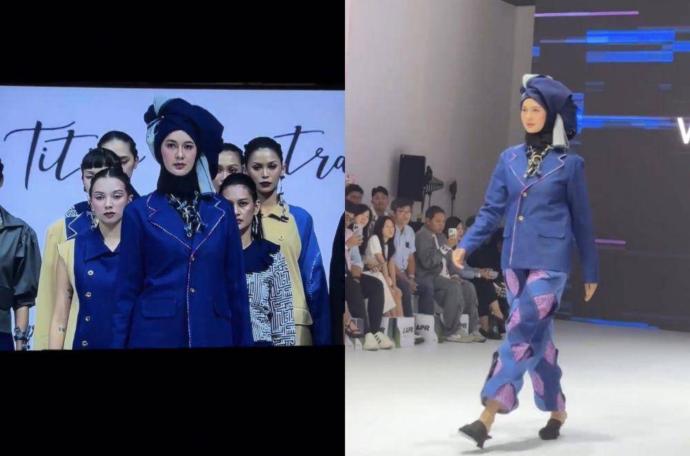 potret Paula Verhoeven tampil di runway JFW usai hadiri sidang cerai (Instagram.com/paula_verhoeven)
