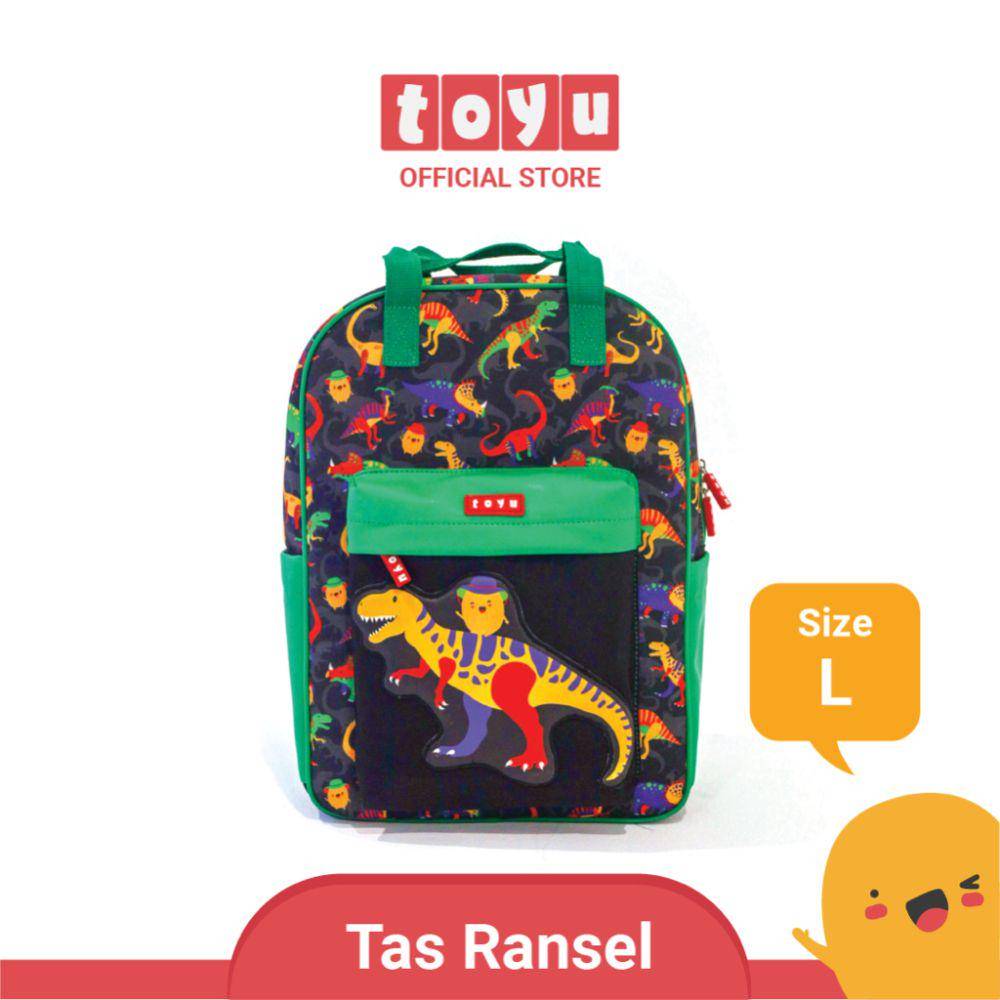 TOYU Backpack Dinosaur Hijau (shopee.co.id/Toyu Official Shop)