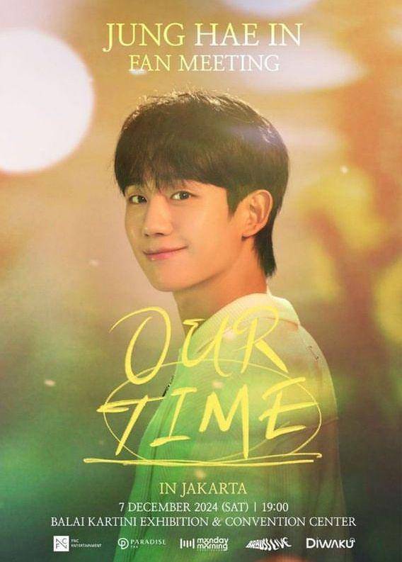 daftar harga tiket fan meeting “Our Time” Jung Hae In di Jakarta dan cara belinya (Instagram.com/fnc_fishandcake)