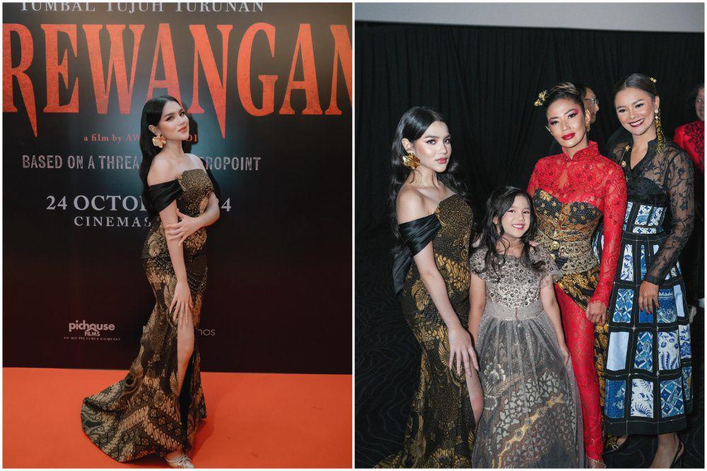 7 Potret Davina Karamoy di Gala Premiere Film Perewangan, Elegan!