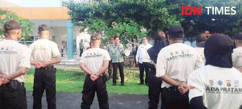 Deputi Alimuddin berikan arahan kepada peserta pelatihan Satpam Gada Pratama IKN (IDN Times/Ervan)