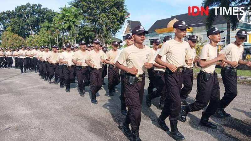 160 orang warga IKN dilatih menjadi Satpam Gada Pratama (IDN Times/Ervan)