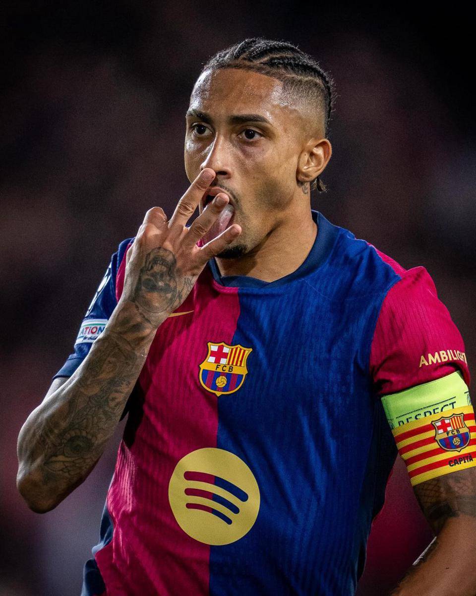 Hattrick Raphinha (instagram.com/fcbarcelona)