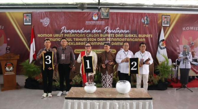 Simak Visi Misi Paslon Bupati-Wakil Bupati Gunungkidul 2024