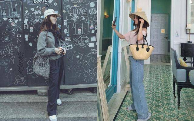 Outfit dan shoulder bag ala Lee Seyoung (instagram.com/seyoung_10)