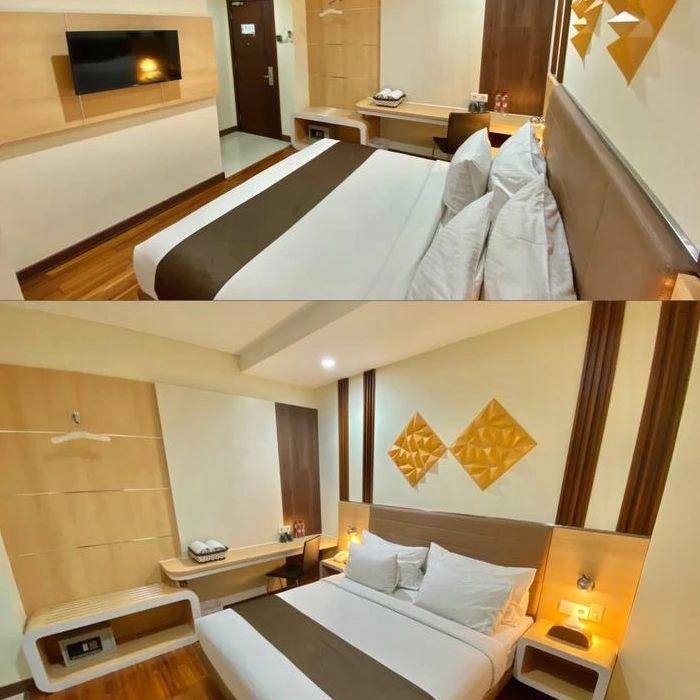 Interior kamar di Hotel Sub City Surabaya. Instagram/subcityhotel