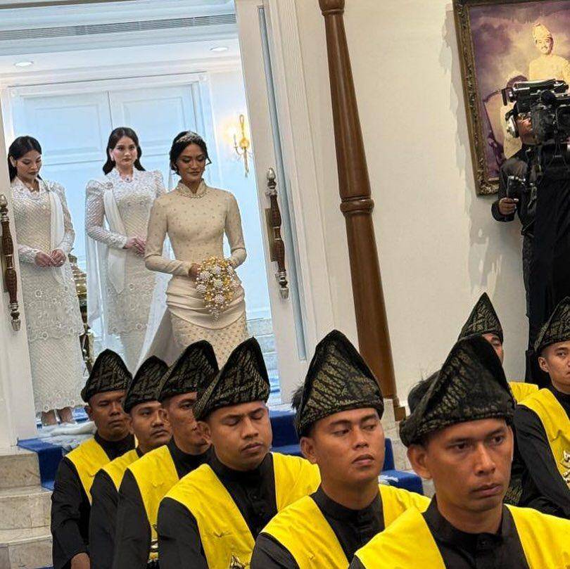 Gaya Tengku Natasya saat Akad Nikah (instagram.com/tgnaufal)