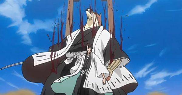 Komamura terluka akibat Kurohitsugi ( Dok. Pierrot / Bleach )