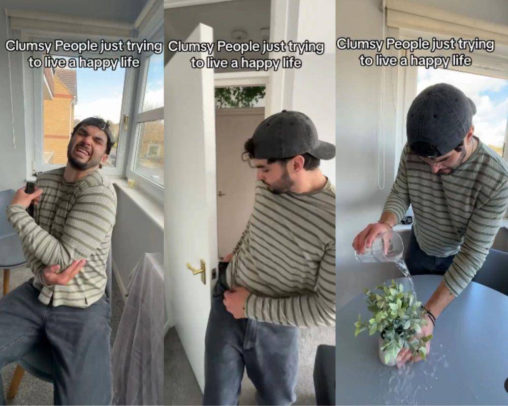 Apa itu clumsy person? Arti dan Tren yang sedang viral di FYP. (Instagram.com/tommysolemn)