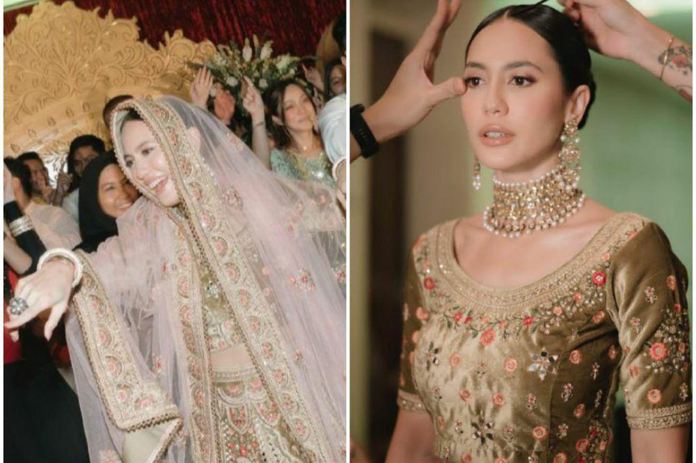 9 Potret Malam Berinai Pevita Pearce, Bertemakan Bollywood!