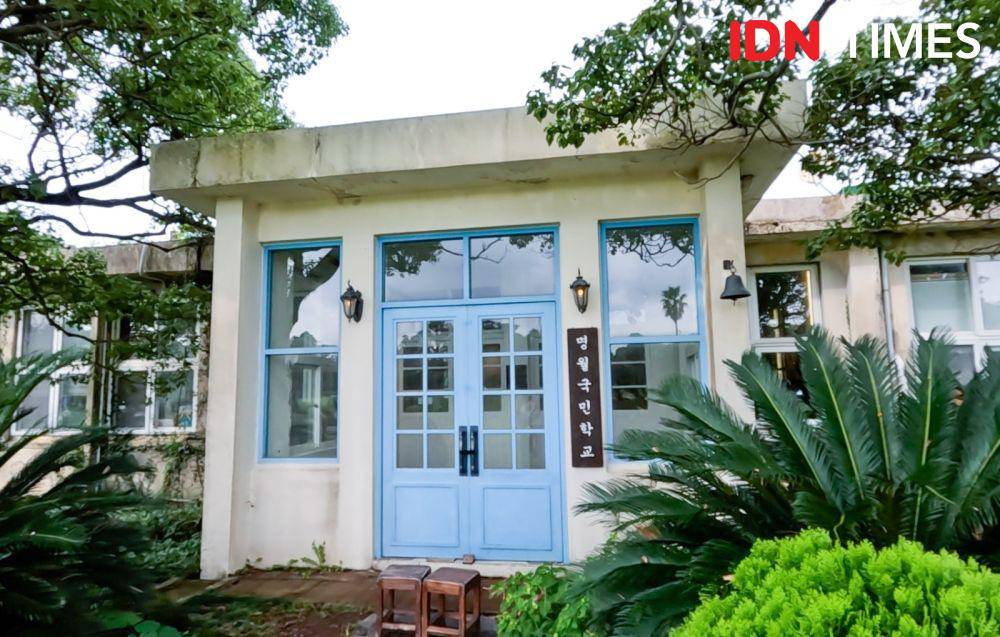 Myeongwol Elementary School Café adalah kafe unik yang terletak di area di Pulau Jeju. (IDN Times/Fauzan)
