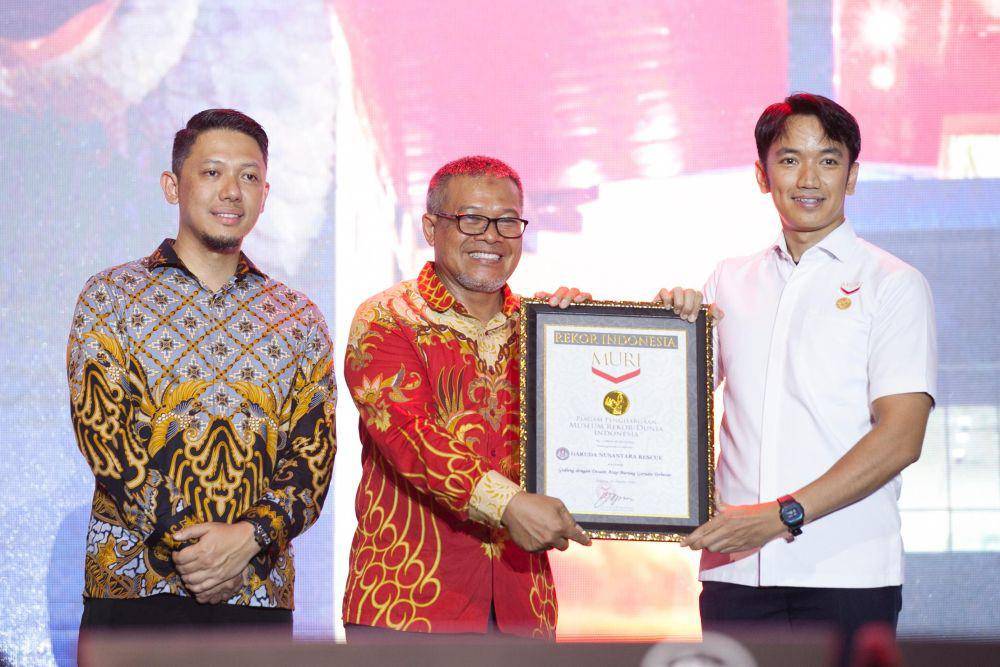 Garuda Rescue Nusantara di Balikpapan Meraih Rekor MURI