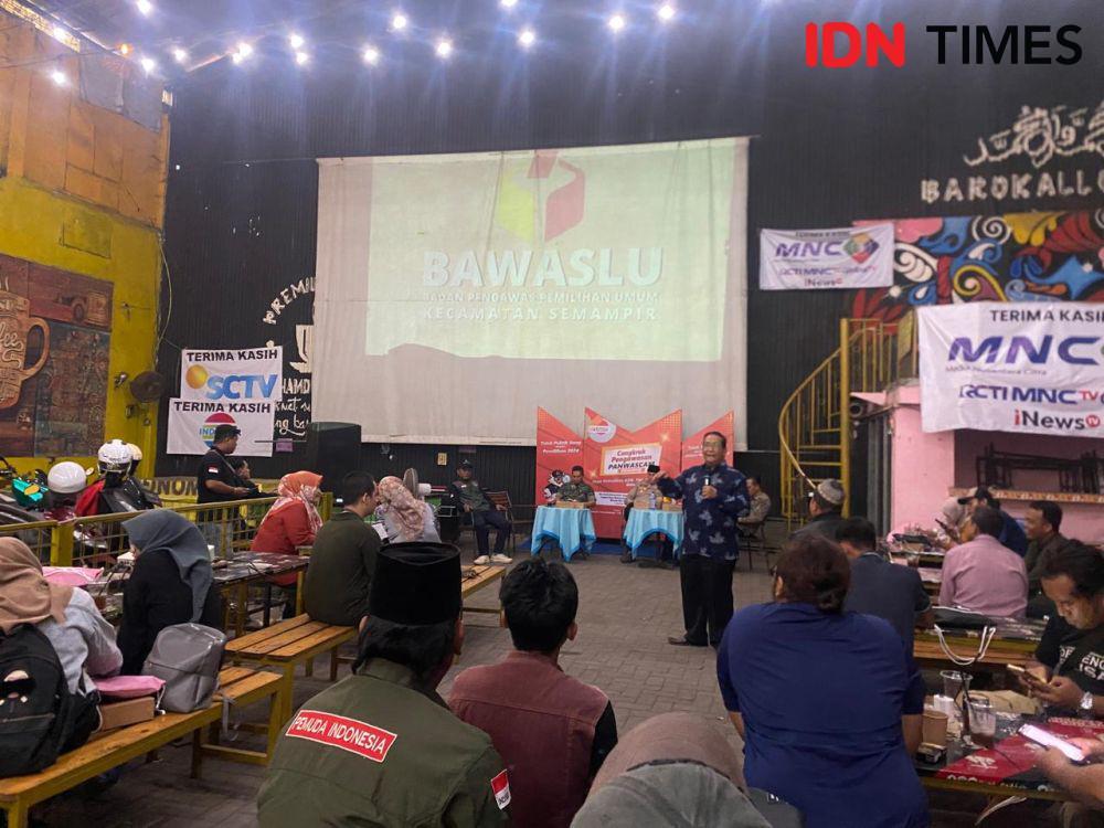 Bawaslu Surabaya Buka Cangkruk Pengawasan di 31 Warkop
