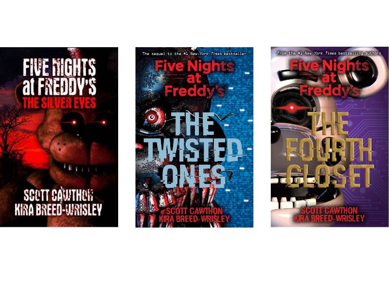 Sampul buku trilogi Five Nights at Freddy's. (Dok. Goodreads.com)