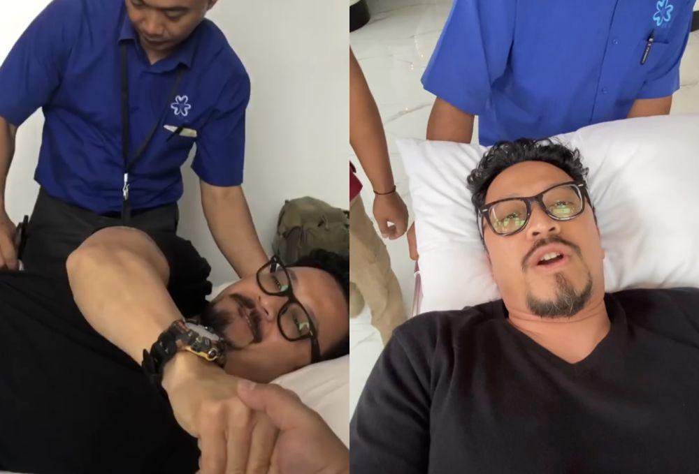 7 Potret Ferry Maryadi Dilarikan ke UGD Akibat Kram Otot
