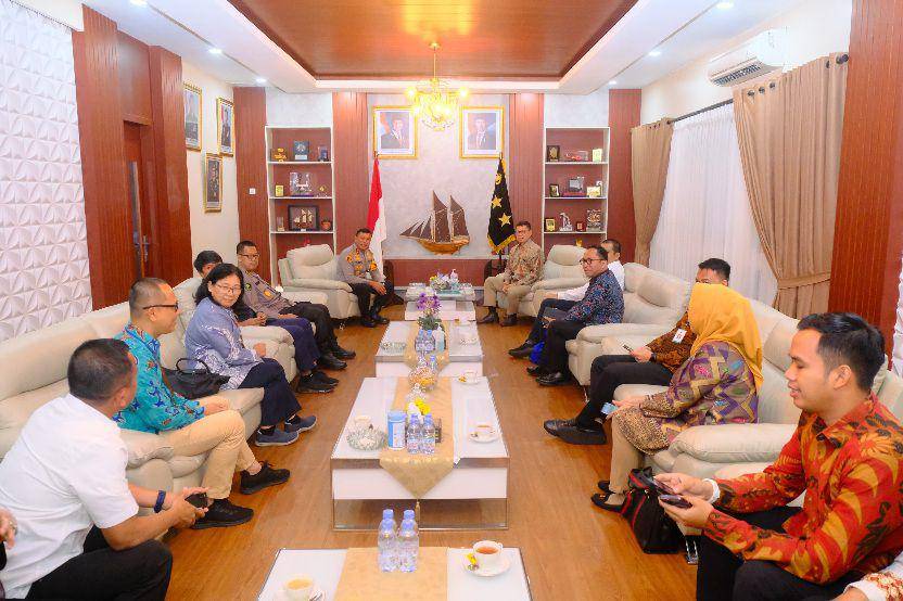 Kapolda dan jajaran PJU saat audiensi dengan pihak BPOM RI / Istimewa