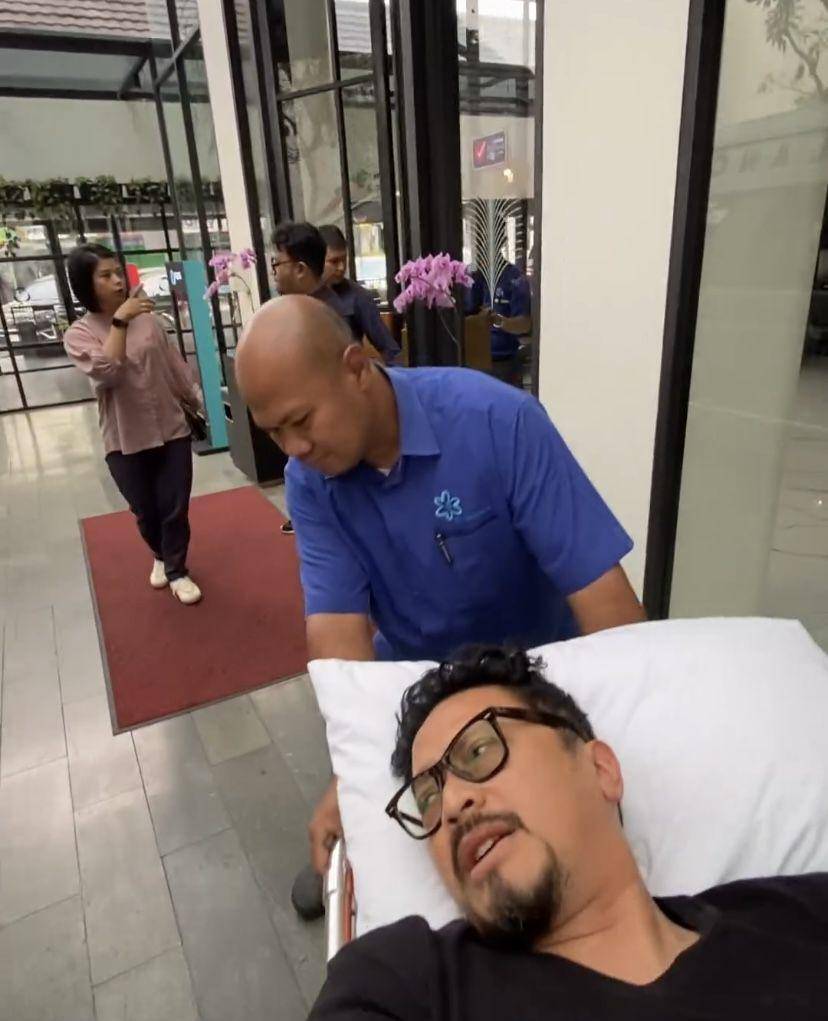 potret Ferry Maryadi dilarikan ke UGD akibat kram otot (Instagram.com/instagram.com/kangferrymaryadi)