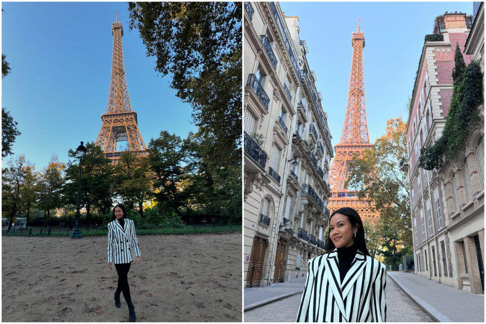 10 Potret Yura Yunita Menikmati Pagi yang Tenang di Paris, Lengang!