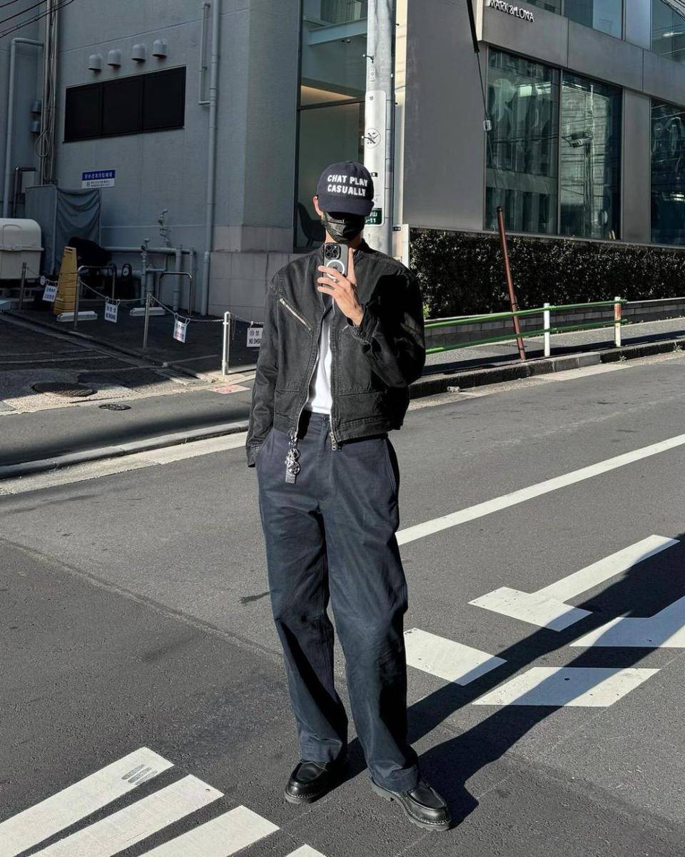 OOTD pakai topi ala Joo Woo Jae (instagram.com/ophen28)