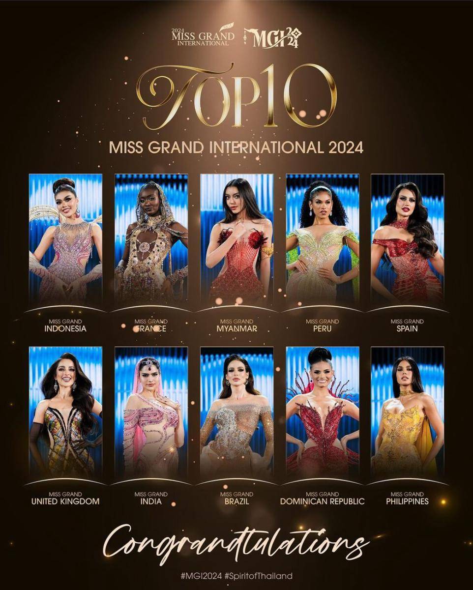 Hasil Lengkap Ajang Miss Grand International 2024 (Instagram.com/missgrandinternational)
