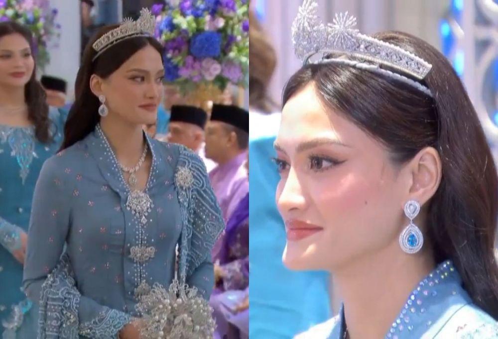 7 Gaya Istri Pangeran Pahang Malaysia di Prosesi Istiadat Berinai