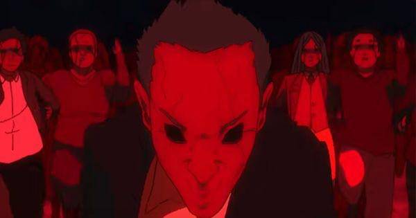 Para arwah mengejar Okarun dan Momo ( Dok. Science SARU/ Dandadan )