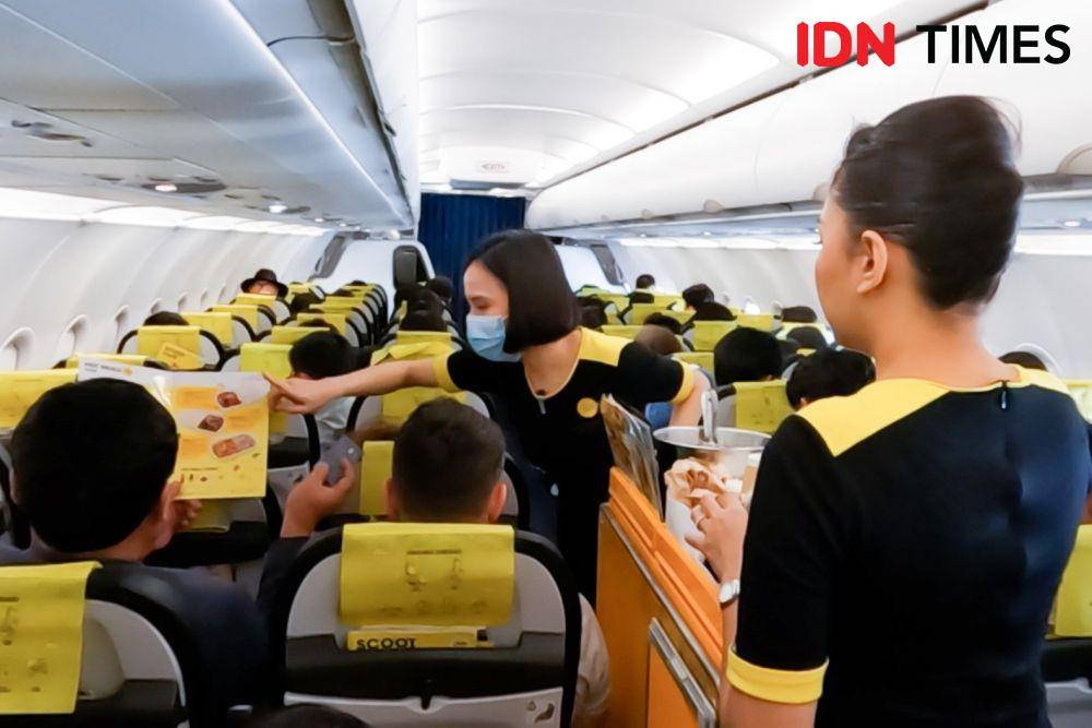 Scoot adalah maskapai penerbangan bertarif rendah yang merupakan anak perusahaan Singapore Airlines (SIA) Group. (IDN Times/Fauzan)